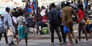 People walking Nairobi