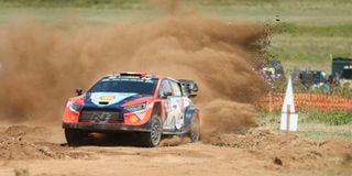 Belgium’s Thierry Neuville navigated by Martjin Wydaeghe
