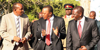 Aden Duale, Uhuru Kenyatta, William Ruto