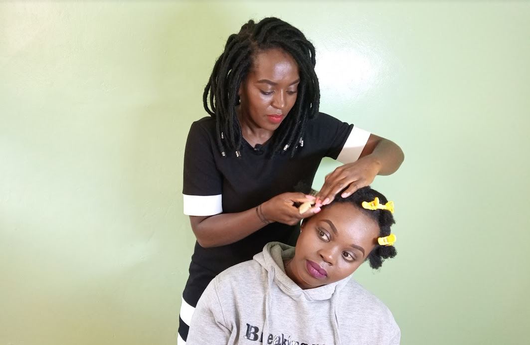 Meet the self-taught natural hair stylist-VIDEO - Beaking Kenya News