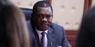 Speaker of the National Assembly Justin Muturi