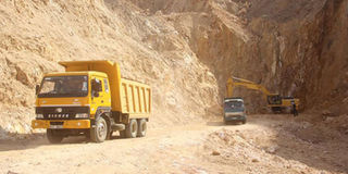 Elgeyo Marakwet flourspar mining site