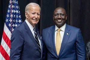 William Ruto and Joe Biden